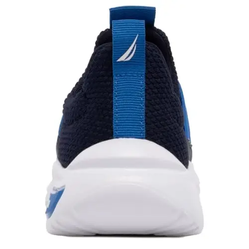 Nautica Bolalar uchun Sport Slip-On Krossovkalari - O'g'il va qizlar uchun qulay Bungee yugurish poyabzali - 3