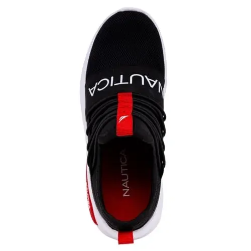 Nautica Bolalar uchun Sport Slip-On Krossovkalari - O'g'il va qizlar uchun qulay Bungee yugurish poyabzali - Faol bolalar uchun zamonaviy va qo'llab-quvvatlovchi poyabzal - 4