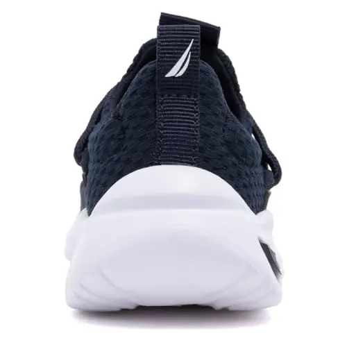 Nautica Bolalar uchun Sport Slip-On Krossovkalari - O'g'il va qizlar uchun qulay Bungee yugurish poyabzali - Faol bolalar uchun zamonaviy va qo'llab-quvvatlovchi poyabzal - 4
