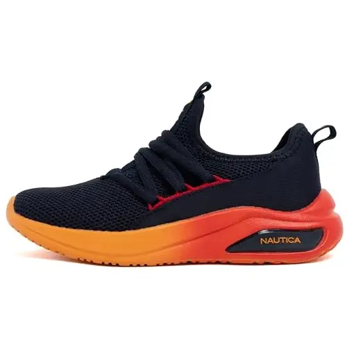 Nautica Bolalar uchun Sport Slip-On Krossovkalari - O'g'il va qizlar uchun qulay Bungee yugurish poyabzali - Faol bolalar uchun zamonaviy va qo'llab-quvvatlovchi poyabzal - 2