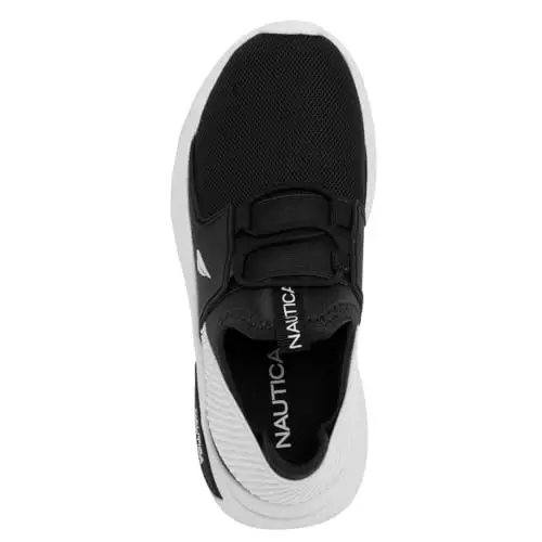 Nautica Kids Athletic Slip-On Sneakers - Comfortable Bungee Running Shoes for Boys and Girls - Stylish and Supportive Footwear for Active Kids (Big Kid/Little Kid/Toddler) - 3
