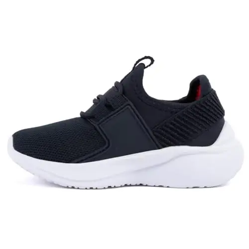Nautica Kids Athletic Slip-On Sneakers - Comfortable Bungee Running Shoes for Boys and Girls - Stylish and Supportive Footwear for Active Kids (Big Kid/Little Kid/Toddler) - 2