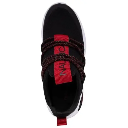 Nautica Kids Athletic Slip-On Sneakers - Comfortable Bungee Running Shoes for Boys and Girls - Stylish and Supportive Footwear for Active Kids (Big Kid/Little Kid/Toddler) - 4