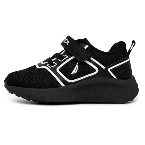 Nautica Kids Fashion Sneaker Athletic Running Shoe with One Strap |Boys - Girls|(Toddler/Little Kid) - 2