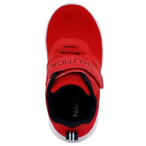 Nautica Kids Fashion Sneaker Athletic Running Shoe with One Strap |Boys - Girls|(Toddler/Little Kid) - 4
