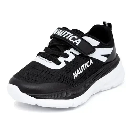 Nautica Kids Fashion Sneaker Athletic Running Shoe with One Strap |Boys - Girls|(Toddler/Little Kid) - 1