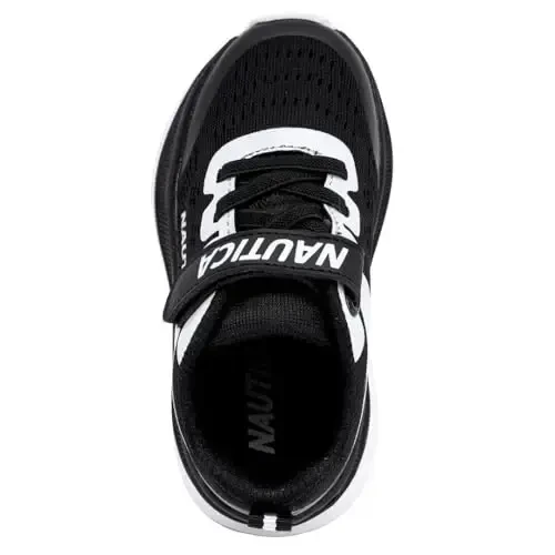 Nautica Kids Fashion Sneaker Athletic Running Shoe with One Strap |Boys - Girls|(Toddler/Little Kid) - 4