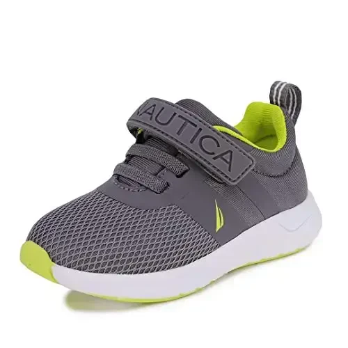 Nautica Kids Fashion Sneaker Athletic Running Shoe with One Strap |Boys - Girls|(Toddler/Little Kid) - NAUTICA