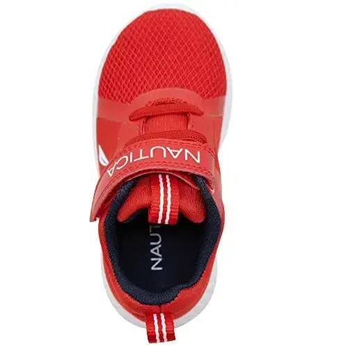 Nautica Kids Fashion Sneaker Athletic Running Shoe with One Strap |Boys - Girls|(Toddler/Little Kid) - 4
