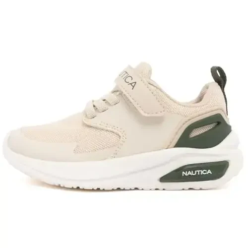 Nautica Kids Fashion Sneaker Athletic Running Shoe with One Strap |Boys - Girls|(Toddler/Little Kid) - 2
