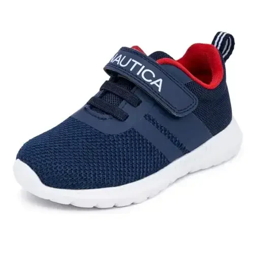 Nautica Kids Fashion Sneaker Athletic Running Shoe with One Strap |Boys - Girls|(Toddler/Little Kid) - NAUTICA