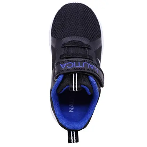 Nautica Kids Fashion Sneaker Athletic Running Shoe with One Strap |Boys - Girls|(Toddler/Little Kid) - 4