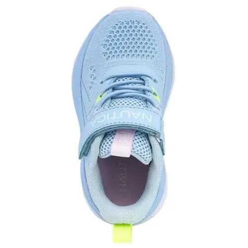 Nautica Kids Fashion Sneaker Athletic Running Shoe with One Strap |Boys - Girls|(Toddler/Little Kid) - 4