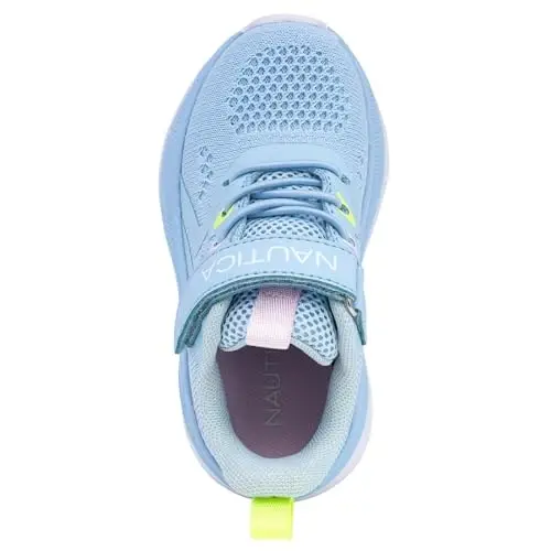 Nautica Kids Fashion Sneaker Athletic Running Shoe with One Strap |Boys - Girls|(Toddler/Little Kid) - 4
