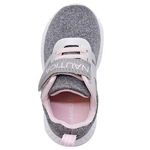 Nautica Kids Fashion Sneaker Athletic Running Shoe with One Strap |Boys - Girls|(Toddler/Little Kid) - 4