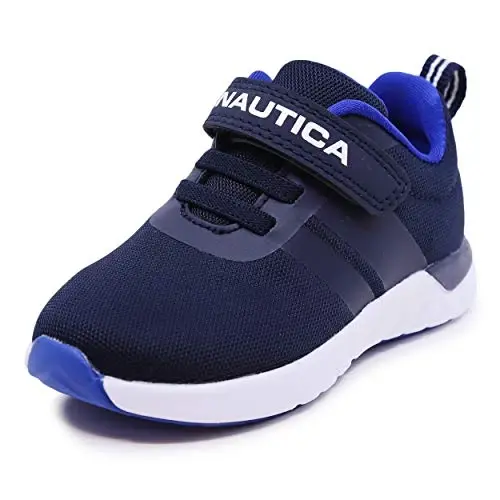 Nautica Kids Fashion Sneaker Athletic Running Shoe with One Strap |Boys - Girls|(Toddler/Little Kid) 