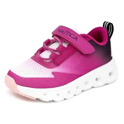 Nautica Kids Fashion Sneaker Athletic Running Shoe with One Strap |Boys - Girls|(Toddler/Little Kid) - NAUTICA