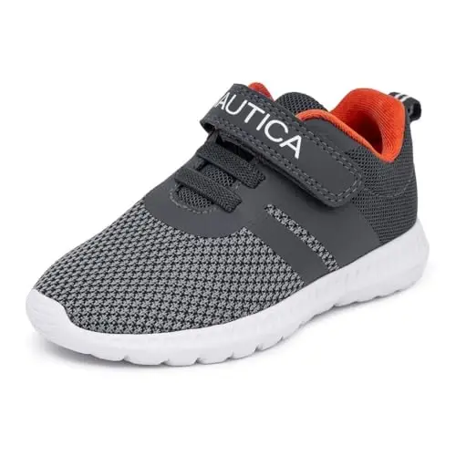 Nautica Kids Fashion Sneaker Athletic Running Shoe with One Strap |Boys - Girls|(Toddler/Little Kid) - 1