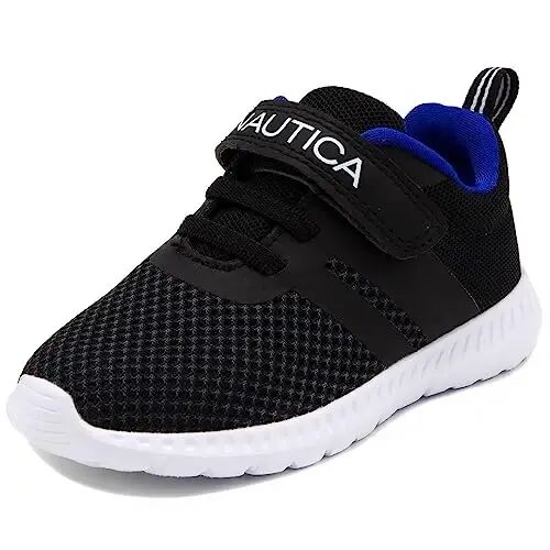 Nautica Kids Fashion Sneaker Athletic Running Shoe with One Strap |Boys - Girls|(Toddler/Little Kid) - NAUTICA