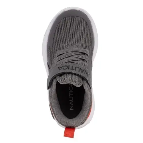 Nautica Kids Fashion Sneaker Athletic Running Shoe with One Strap |Boys - Girls|(Toddler/Little Kid) - 4