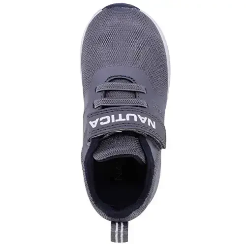 Nautica Kids Fashion Sneaker Athletic Running Shoe with One Strap |Boys - Girls|(Toddler/Little Kid) - 4