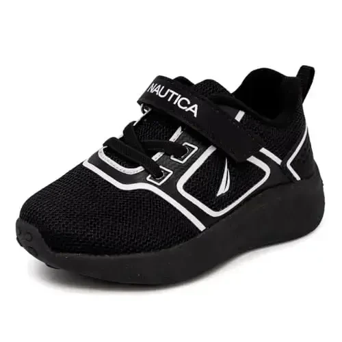 Nautica Çocuk Modası Sneaker Atletik Koşu Ayakkabısı Tek Bantlı |Erkek - Kız|(Bebek/Küçük Çocuk) - NAUTICA