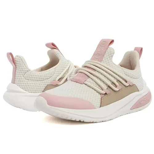 Nautica Girls Athletic Slip-On Sneakers, Comfortable Bungee Running Shoes, Stylish Tennis Footwear for Active Kids, Big Kid, Little Kid, Toddler - 2