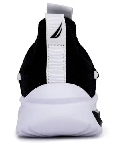 Nautica Kids Athletic Slip-On Krossovkalari - O'g'il va qizlar uchun qulay bungee yugurish poyabzallari - Faol bolalar uchun zamonaviy va qulay poyabzal (Katta bola/Kichik bola/Yosh bola) - 3
