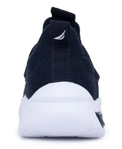 Nautica Kids Athletic Slip-On Krossovkalari - O'g'il va qizlar uchun qulay Bungee yugurish poyafzallari - Faol bolalar uchun zamonaviy va qo'llab-quvvatlovchi poyafzal (Katta bola/Kichik bola/Yuruvchi) - 3