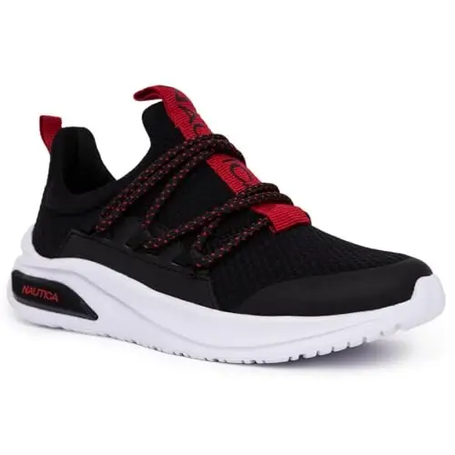Nautica Kids Athletic Slip-On Poyabzal - O'g'il va qizlar uchun qulay Bungee yugurish poyabzallari - Faol bolalar uchun zamonaviy va qulay poyabzal (Katta bola/Kichik bola/Yosh bola) - NAUTICA