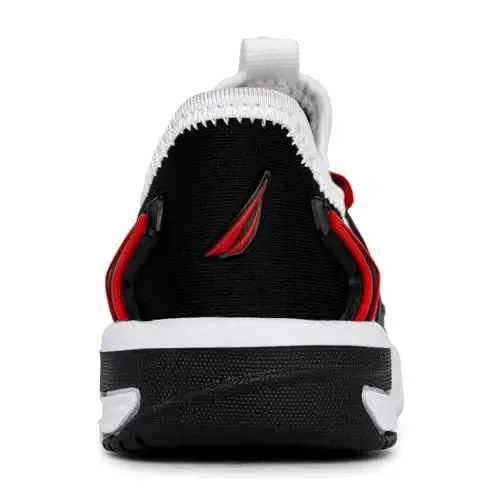 Nautica Kids Athletic Slip-On Sneakers - Comfortable Bungee Running Shoes for Boys and Girls - Stylish and Supportive Footwear for Active Kids (Big Kid/Little Kid/Toddler) - 4