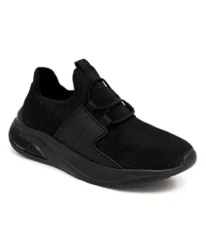 Nautica Kids Athletic Slip-On Sneakers - Comfortable Bungee Running Shoes for Boys and Girls - Stylish and Supportive Footwear for Active Kids (Big Kid/Little Kid/Toddler) - 1