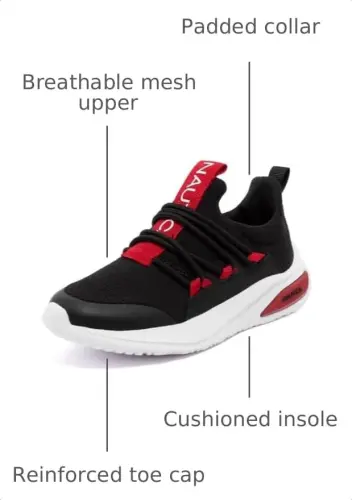 Nautica Kids Athletic Slip-On Sneakers - Comfortable Bungee Running Shoes for Boys and Girls - Stylish and Supportive Footwear for Active Kids (Big Kid/Little Kid/Toddler) - 3