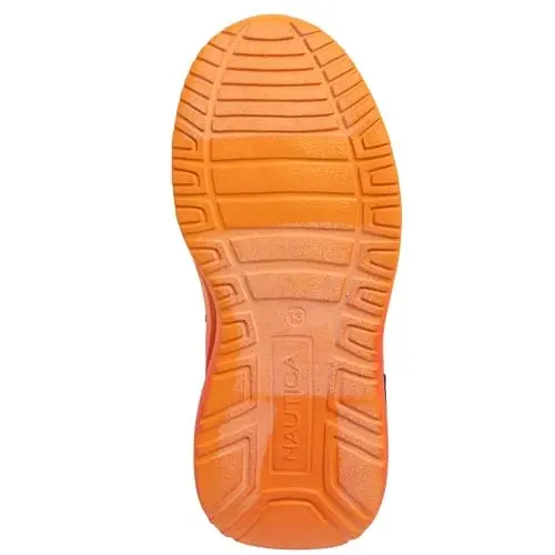 Nautica Kids Athletic Slip-On Sneakers - Comfortable Bungee Running Shoes for Boys and Girls - Stylish and Supportive Footwear for Active Kids (Big Kid/Little Kid/Toddler) - 5
