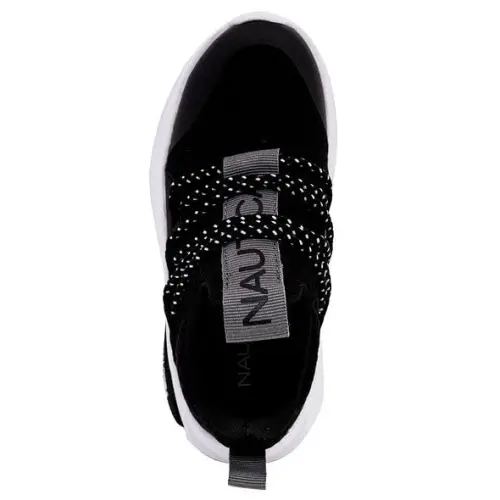 Nautica Kids Athletic Slip-On Sneakers - Comfortable Bungee Running Shoes for Boys and Girls - Stylish and Supportive Footwear for Active Kids (Big Kid/Little Kid/Toddler) - 4