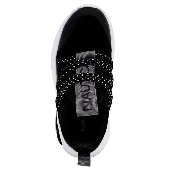 Nautica Kids Athletic Slip-On Sneakers - Comfortable Bungee Running Shoes for Boys and Girls - Stylish and Supportive Footwear for Active Kids (Big Kid/Little Kid/Toddler) - 4