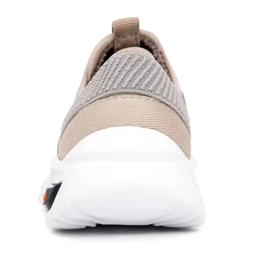 Nautica Kids Athletic Slip-On Sneakers - Comfortable Bungee Running Shoes for Boys and Girls - Stylish and Supportive Footwear for Active Kids (Big Kid/Little Kid/Toddler) - 4
