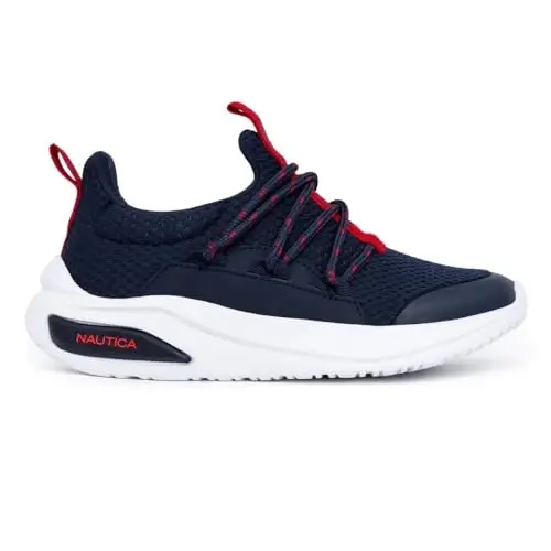 Nautica Kids Athletic Slip-On Sneakers - Comfortable Bungee Running Shoes for Boys and Girls - Stylish and Supportive Footwear for Active Kids (Big Kid/Little Kid/Toddler) - NAUTICA (1)
