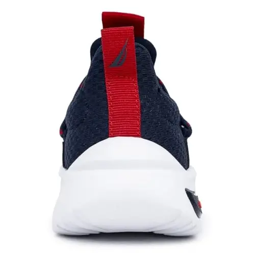 Nautica Kids Athletic Slip-On Sneakers - Comfortable Bungee Running Shoes for Boys and Girls - Stylish and Supportive Footwear for Active Kids (Big Kid/Little Kid/Toddler) - 3