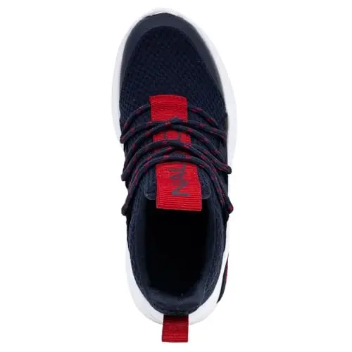 Nautica Kids Athletic Slip-On Sneakers - Comfortable Bungee Running Shoes for Boys and Girls - Stylish and Supportive Footwear for Active Kids (Big Kid/Little Kid/Toddler) - 4