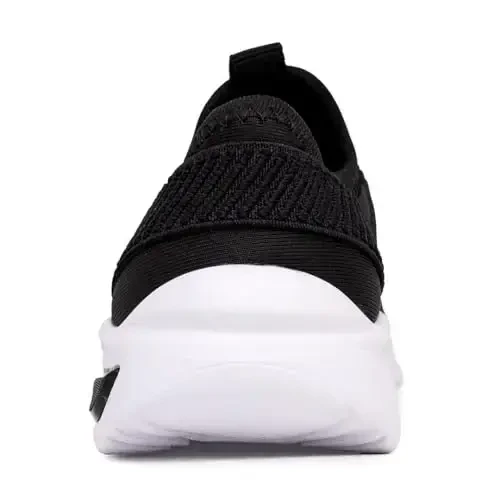 Nautica Kids Athletic Slip-On Sneakers - O'g'il va qizlar uchun qulay Bungee yugurish poyabzallari - Faol bolalar uchun zamonaviy va qo'llab-quvvatlovchi poyabzal (Katta bola/Kichik bola/O'spirin) - 3