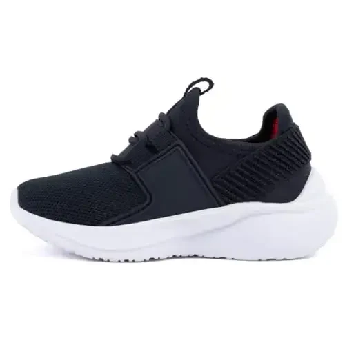 Nautica Kids Athletic Slip-On Sneakers - O'g'il va qizlar uchun qulay Bungee yugurish poyabzallari - Faol bolalar uchun zamonaviy va qo'llab-quvvatlovchi poyabzal (Katta bola/Kichik bola/Yaqinda yuradigan bola) - NAUTICA (1)