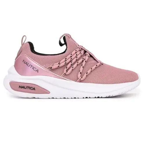 Nautica Kids Athletic Slip-On Sneakers - O'g'il va qizlar uchun qulay bungee yugurish poyafzallari - Faol bolalar uchun zamonaviy va qo'llab-quvvatlovchi poyafzal (Katta bola/Kichik bola/Yosh bola) - 2