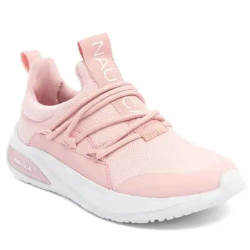 Nautica Kids Athletic Slip-On Sneakers - O'g'il va qizlar uchun qulay Bungee yugurish poyafzallari - Faol bolalar uchun zamonaviy va qo'llab-quvvatlovchi poyafzal (Katta bola/Kichik bola/Yosh bola) - 1