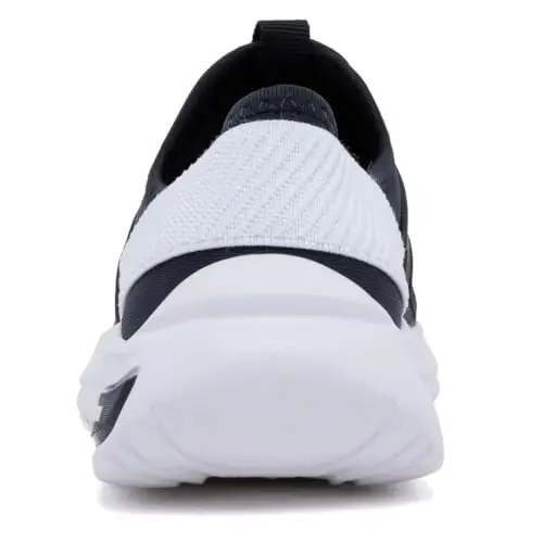 Nautica Kids Atletik Slip-On Krossovkalar - O'g'il va qizlar uchun qulay Bungee yugurish poyafzallari - Faol bolalar uchun zamonaviy va qo'llab-quvvatlovchi poyafzal (Katta bola/Kichik bola/Bolalar) - 3