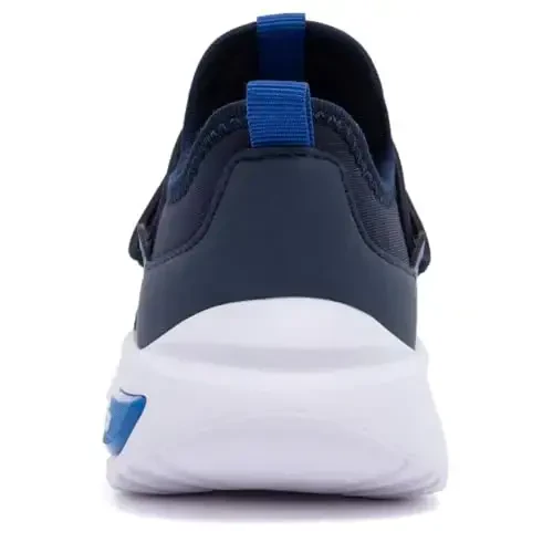 Nautica Kids Atletik Slip-On Krossovkalar - O'g'il va qizlar uchun qulay Bungee yugurish poyafzallari - Faol bolalar uchun zamonaviy va qo'llab-quvvatlovchi poyafzal (Katta bola/Kichik bola/Yosh bola) - 3