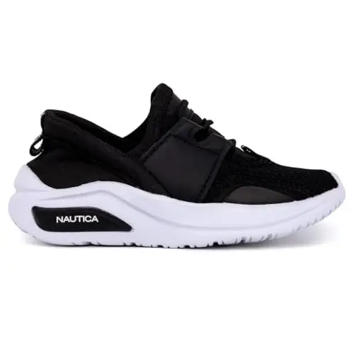 Nautica Kids Atletik Slip-On Krossovkalari - O'g'il va qizlar uchun qulay Bungee yugurish poyabzallari - Faol bolalar uchun zamonaviy va qo'llab-quvvatlovchi poyabzal (Katta bola/Kichik bola/O'spirin) - NAUTICA (1)
