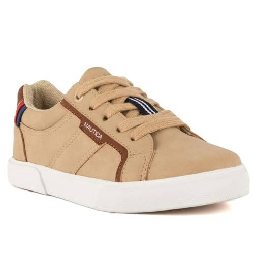 Nautica Kids Boys Lace-Up Fashion Sneakers Low-Top Dress Shoes for Youth - (Big Kid/Little Kid) - 1