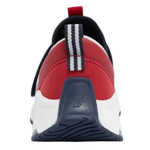 Nautica Kids Fashion Sneaker Athletic Running Shoe with Easy Strap for Boys and Girls Toddler and Little Kid - 4