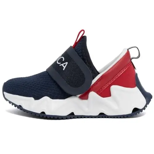 Nautica Kids Fashion Sneaker Athletic Running Shoe with Easy Strap for Boys and Girls Toddler and Little Kid - NAUTICA (1)